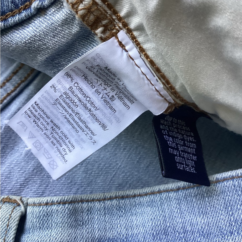 Madewell 9” High-Rise Skinny Light Blue Ankle Skinny Size 32 - Picture 6 of 6
